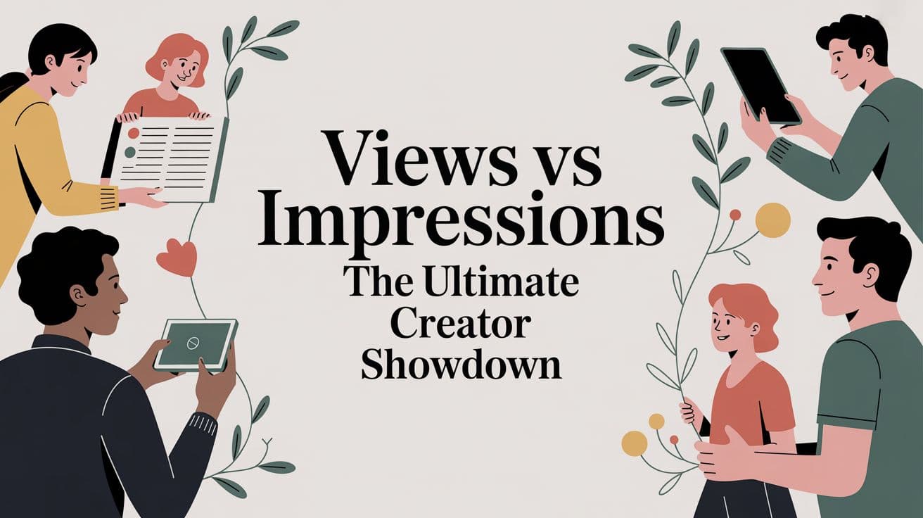 Views vs Impressions The Ultimate Creator Showdown