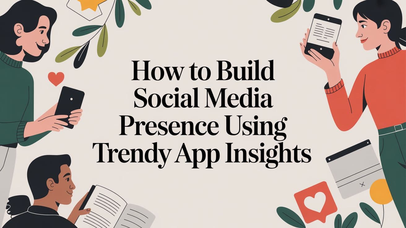 How To Build Social Media Presence with Trendy iOS App Insights