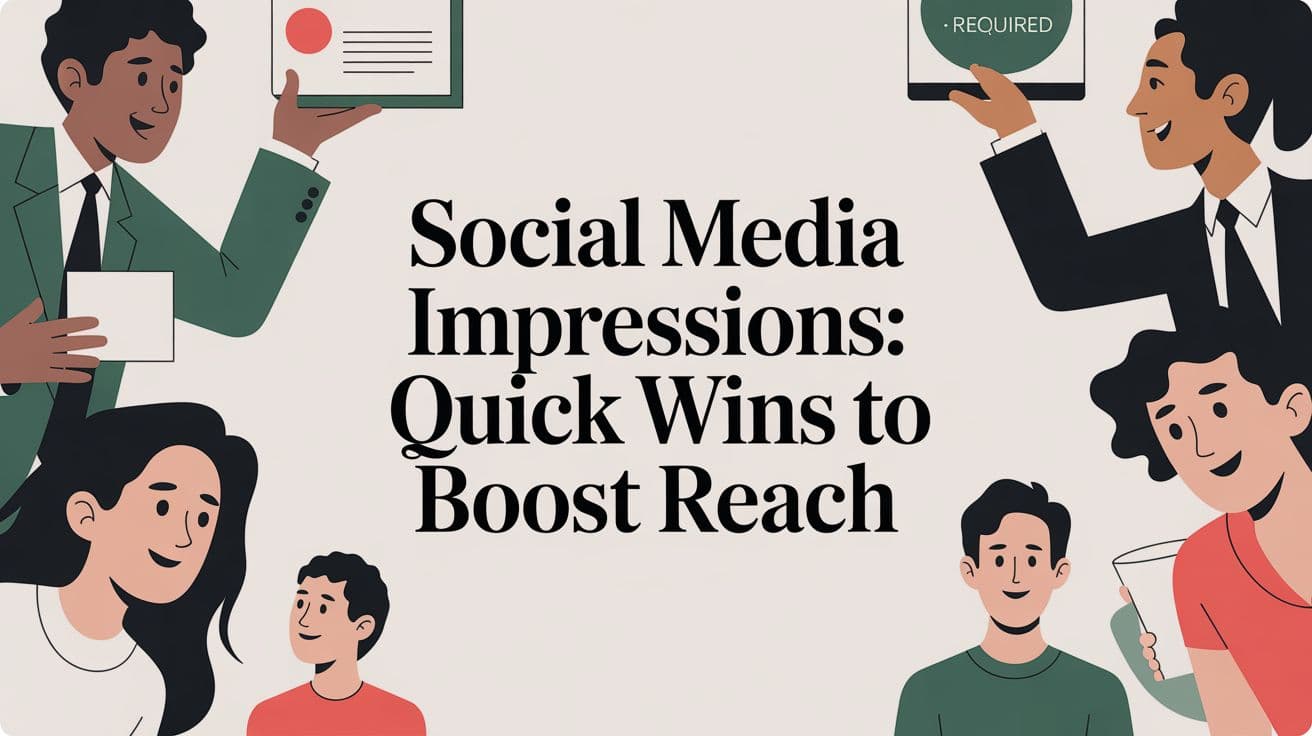 Social Media Impressions: Quick Wins to Boost Reach