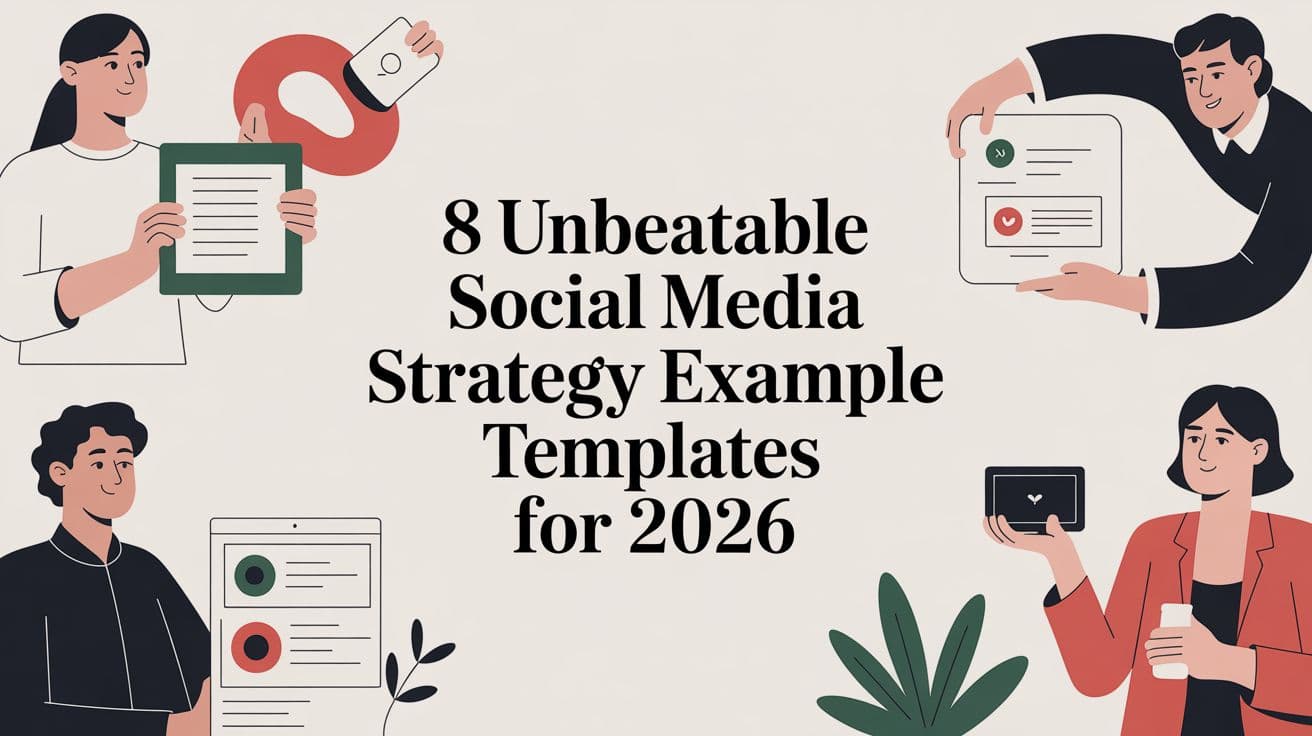 8 Unbeatable Social Media Strategy Example Templates for 2026