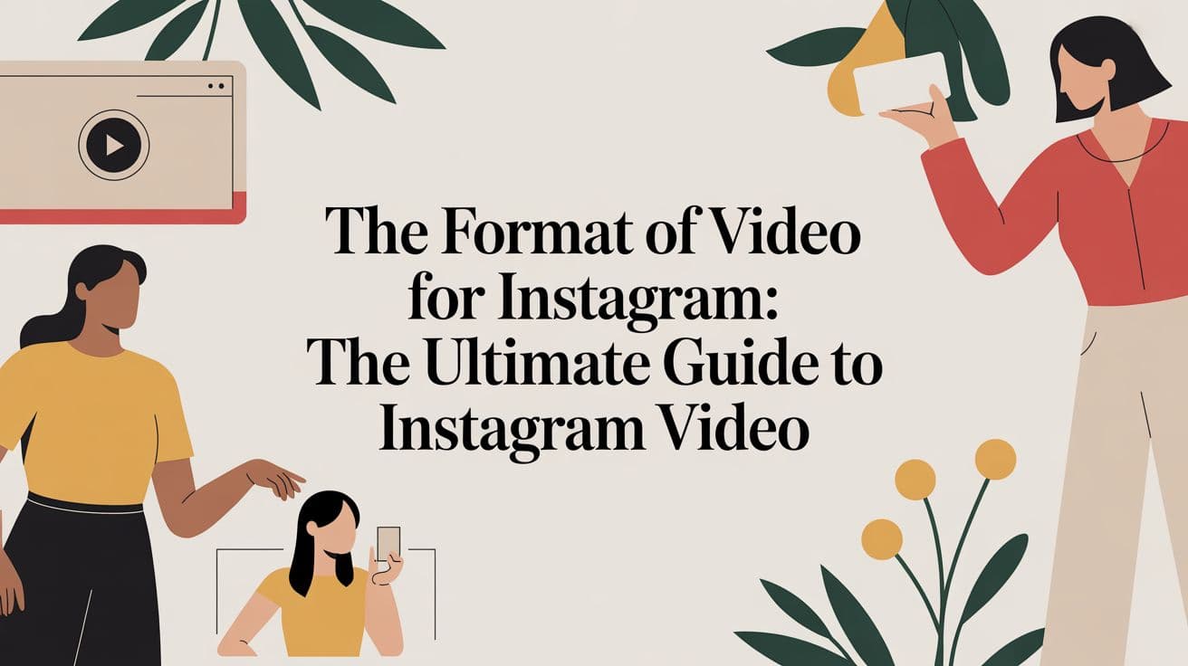 The format of video for instagram: The Ultimate Guide to Instagram Video in 2026