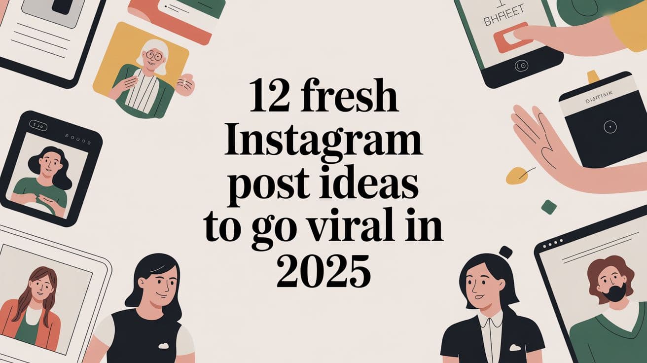 12 Fresh Instagram Post Ideas to Go Viral in 2025