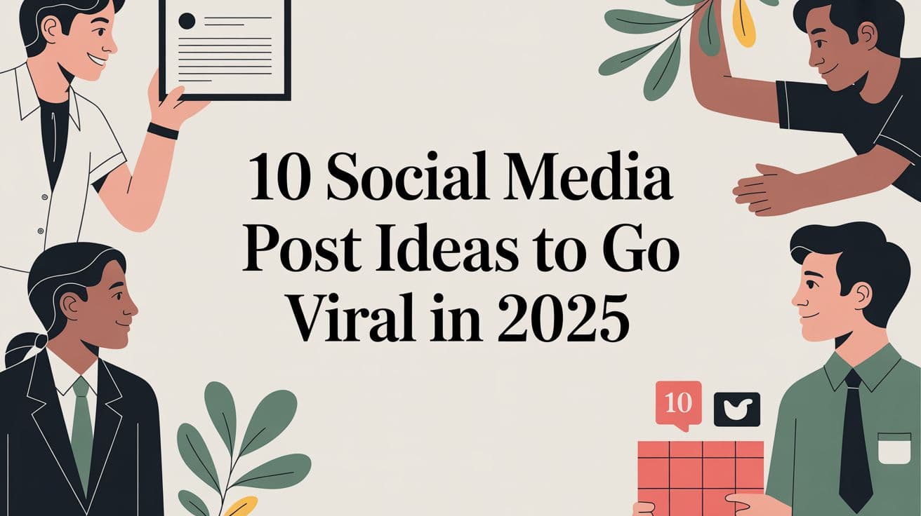 10 Social Media Post Ideas to Go Viral in 2025