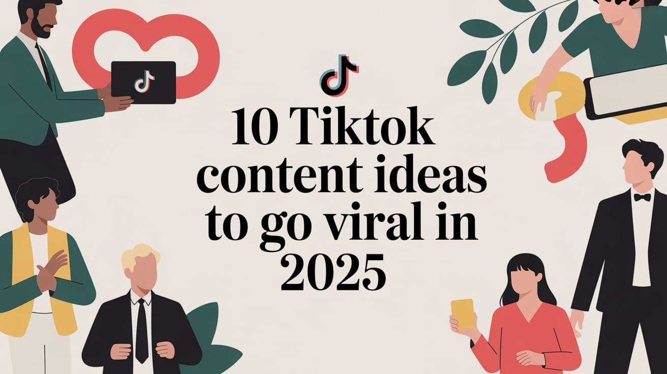 10 TikTok Content Ideas to Go Viral in 2025