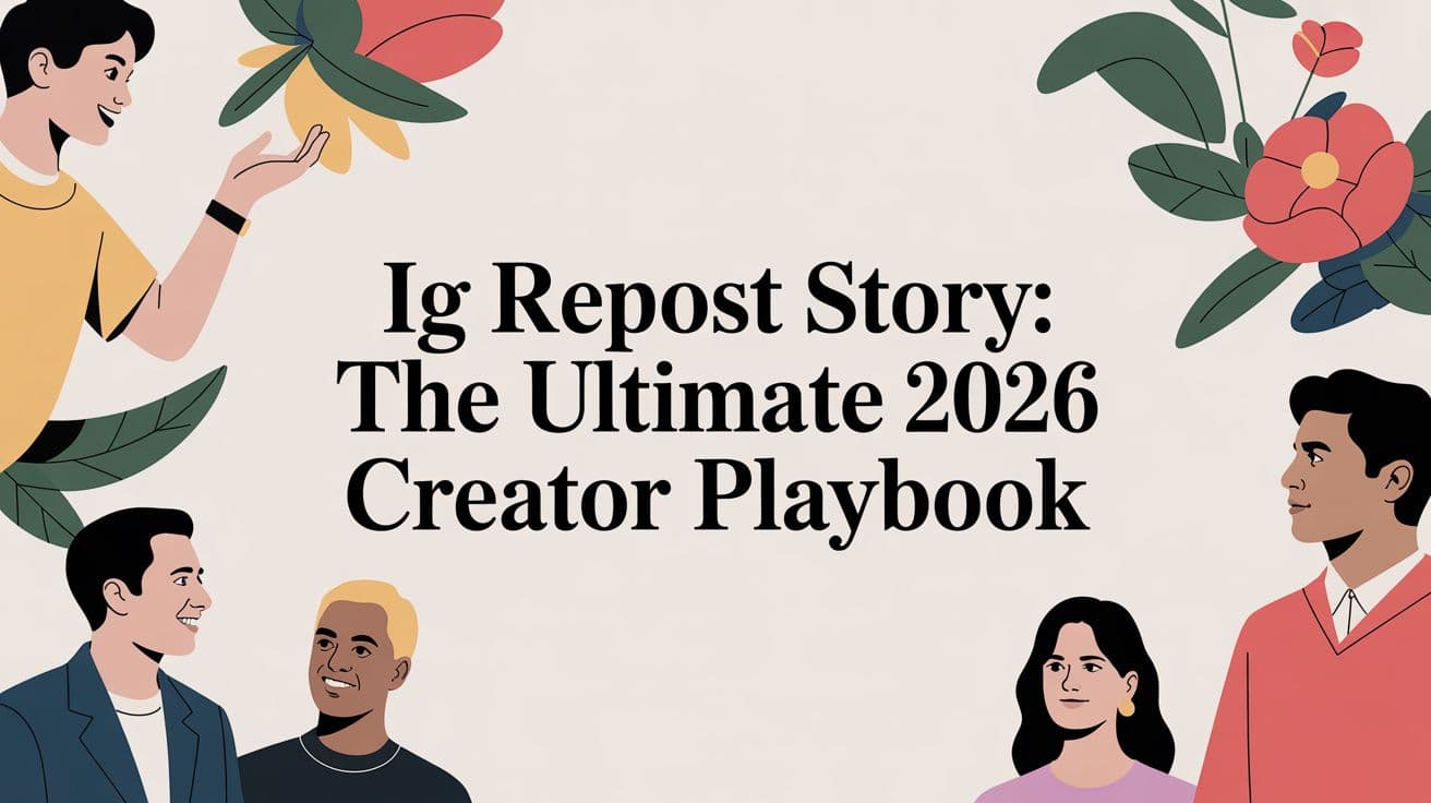 IG Repost Story: The Ultimate 2026 Creator Playbook